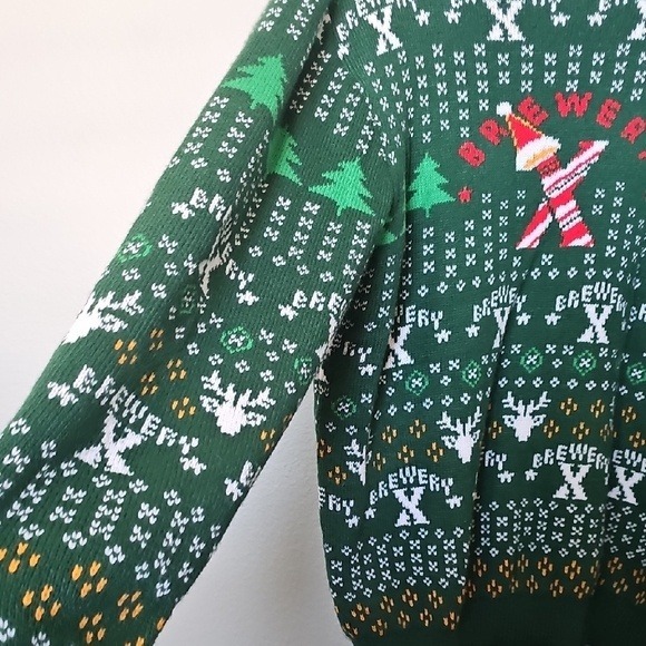 Roody Brewery X Men's Vibrant Festive Christmas Sweater Size XL - Picture 5 of 7